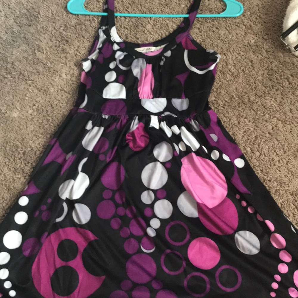 purple dress
